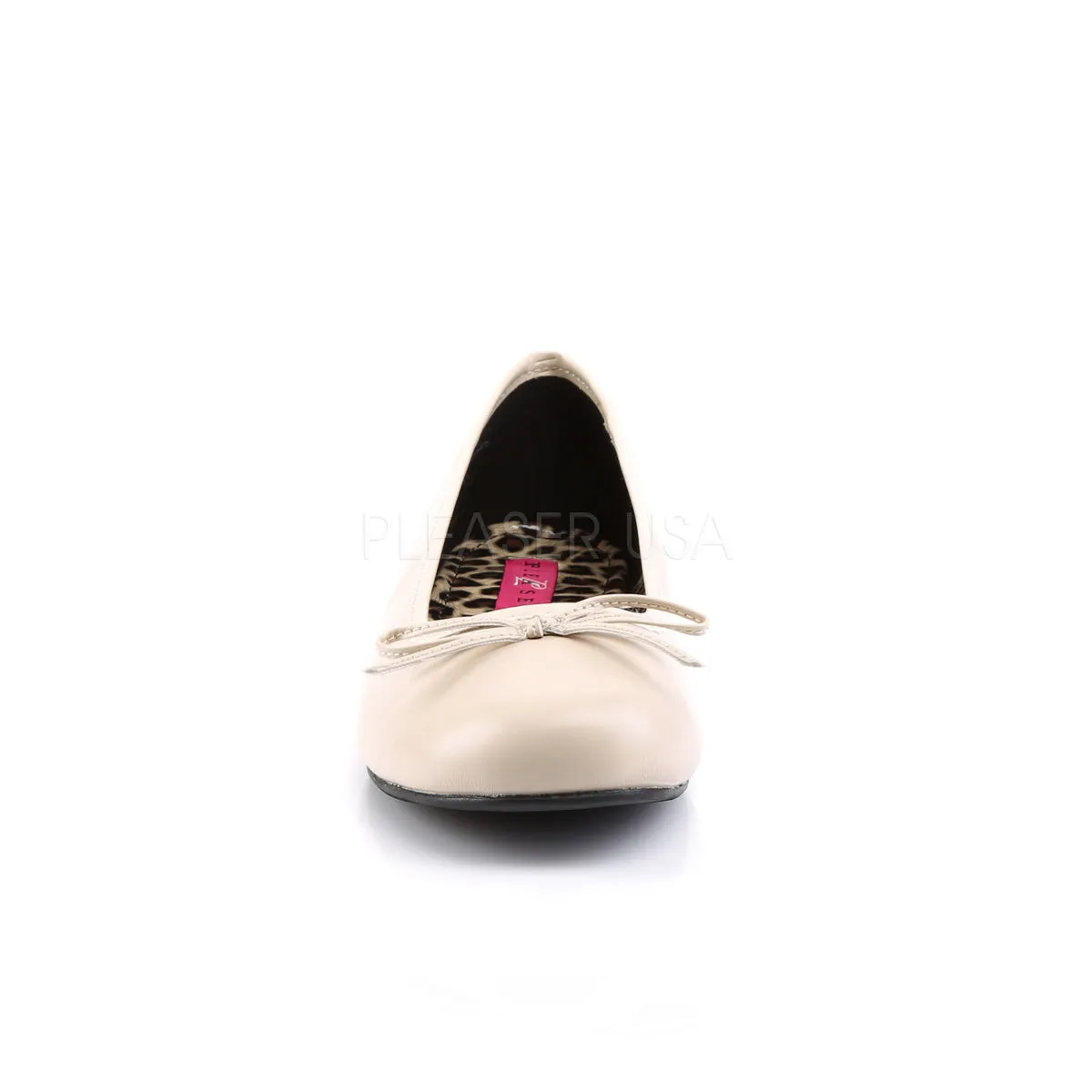 Anna Ballet Plus Size Flats Cream